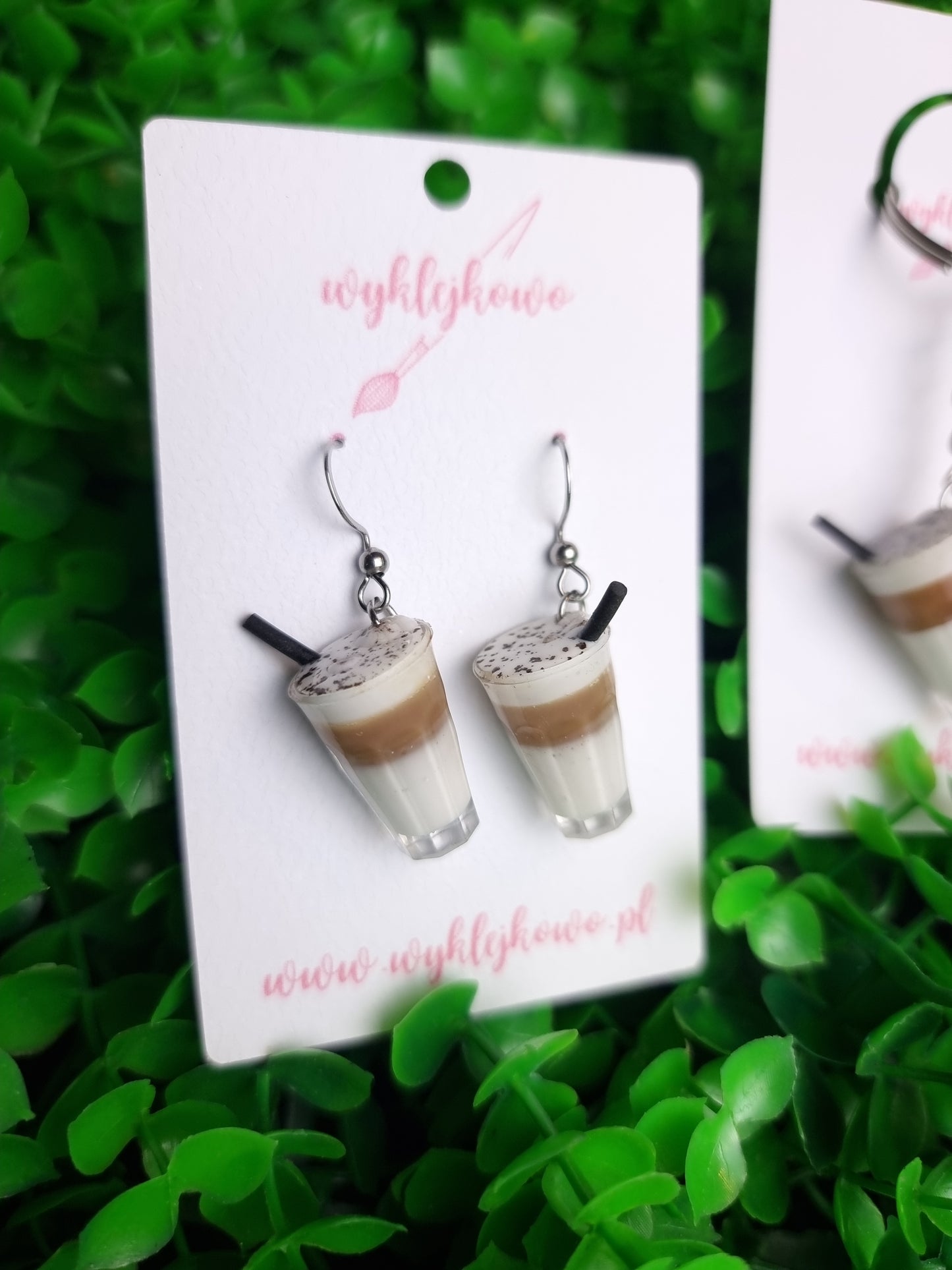Kolczyki "caffe latte"