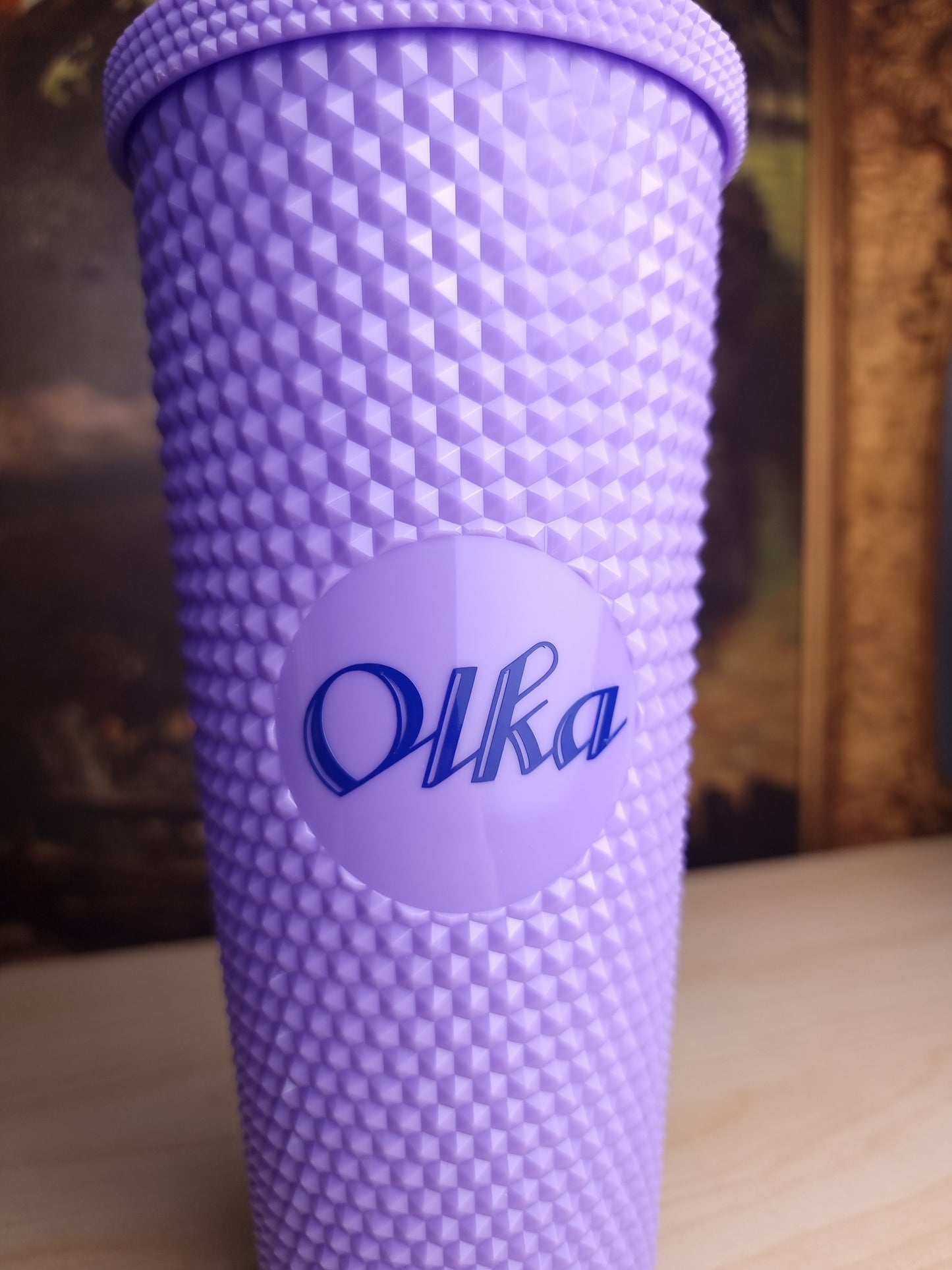 Kubek fioletowy z imieniem 1100ml