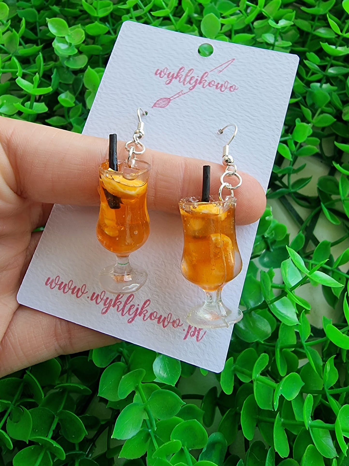 Kolczyki "aperolki"
