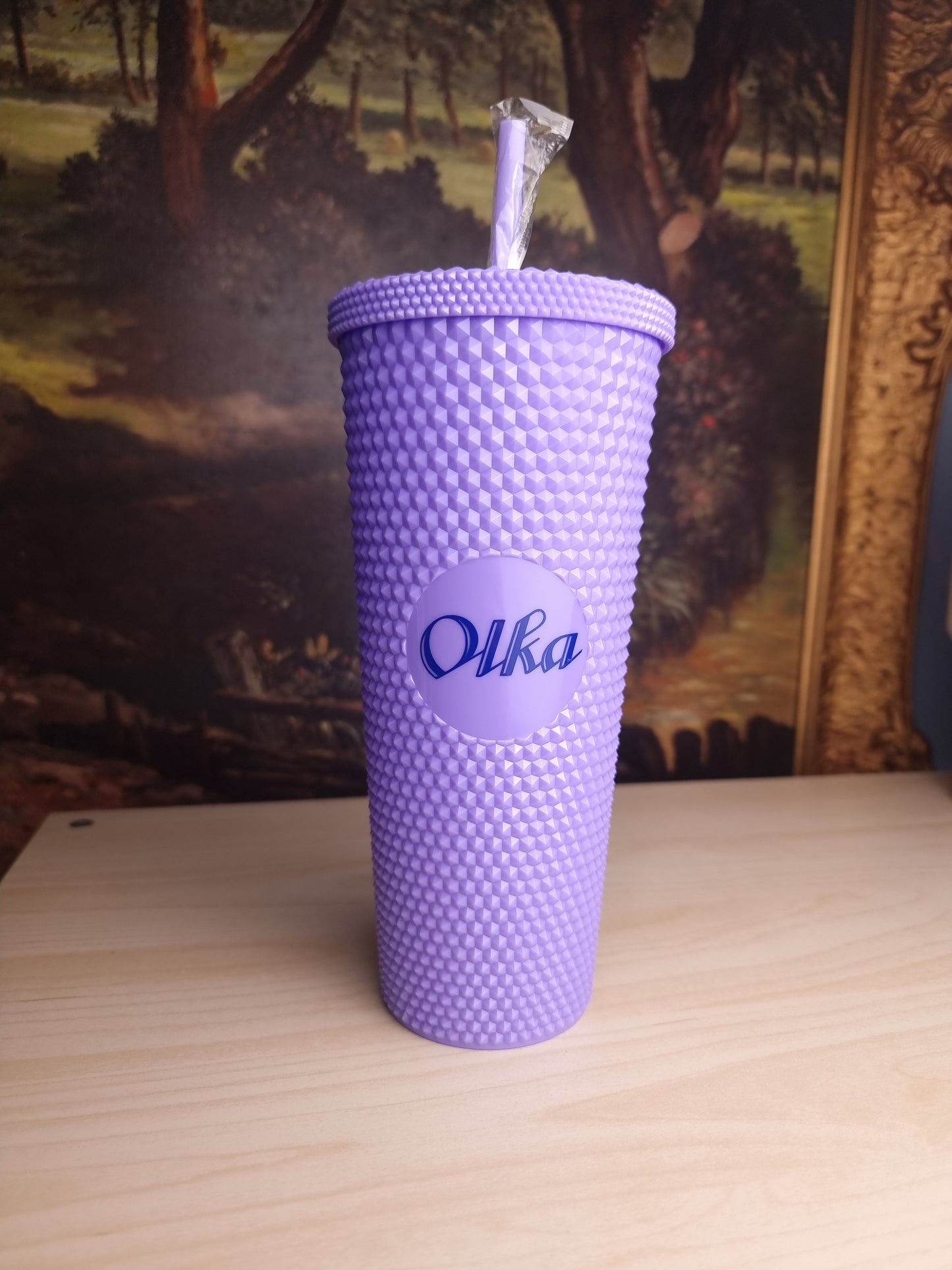 Kubek fioletowy z imieniem 1100ml