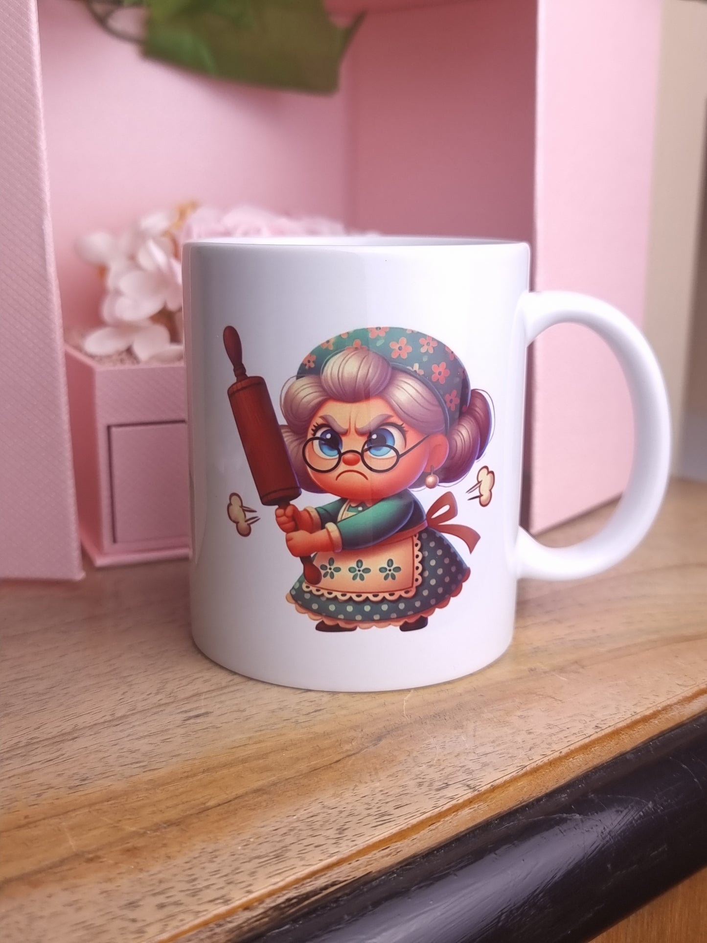 Kubek z imieniem babci dwustronny