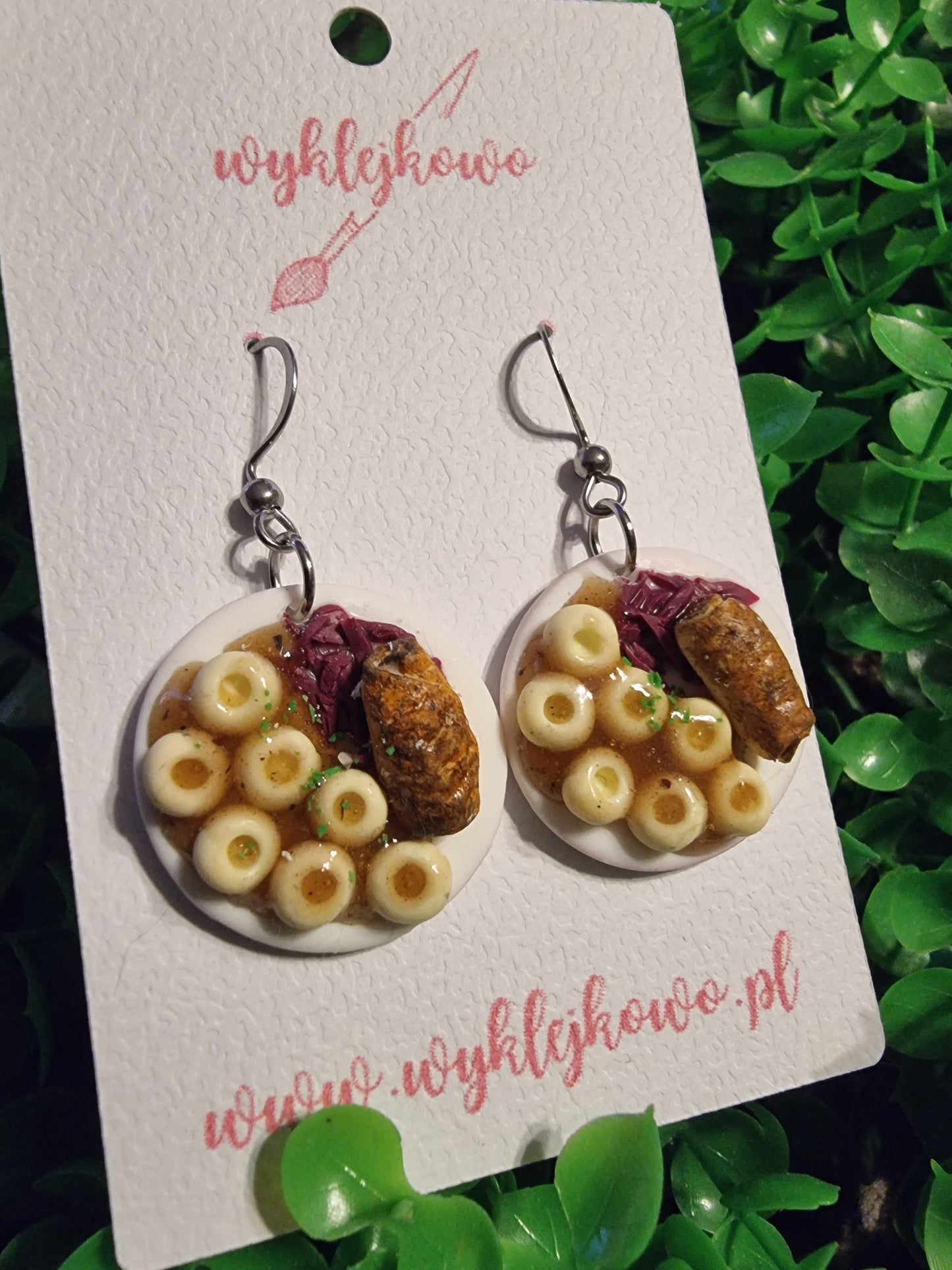 Kolczyki "Śląski obiad"