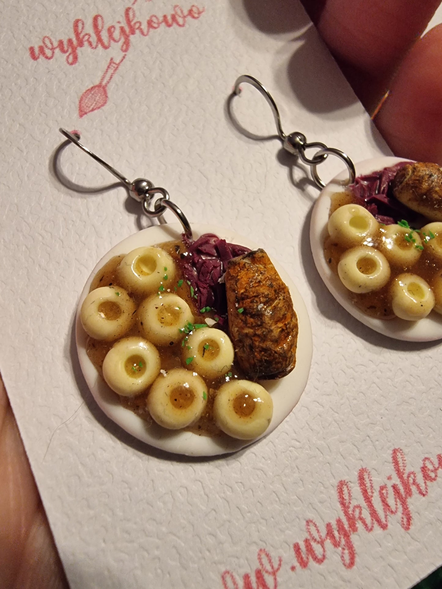 Kolczyki "Śląski obiad"