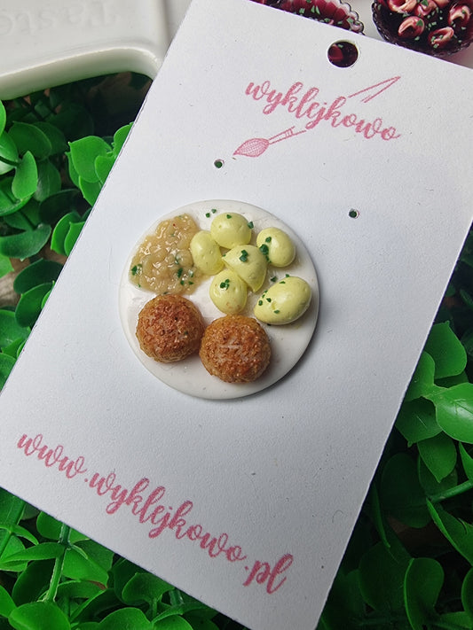 Brelok "mielone z kapustą zasmażaną"