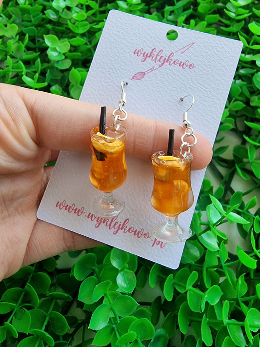 Kolczyki "aperolki"