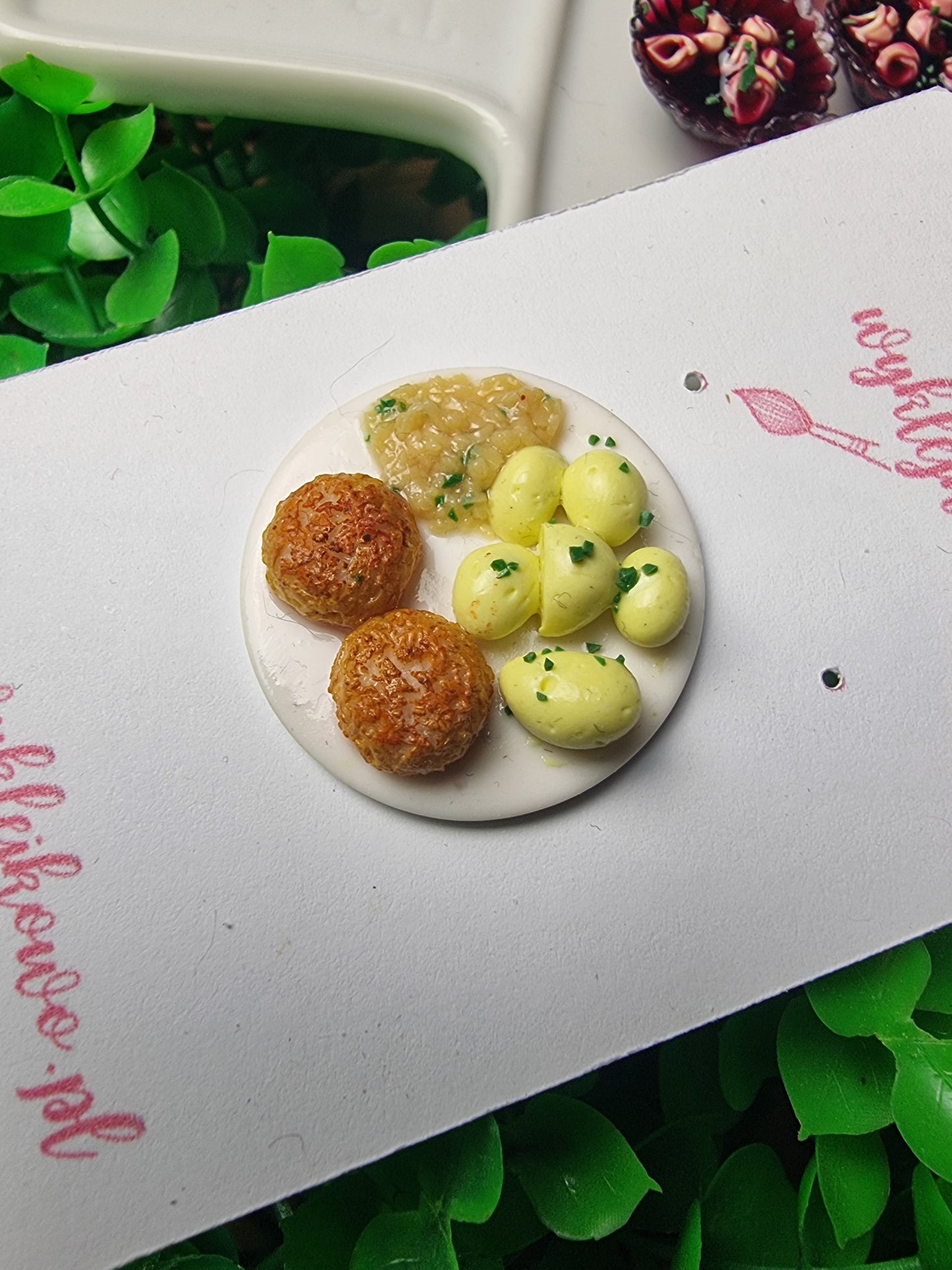 Brelok "mielone z kapustą zasmażaną"