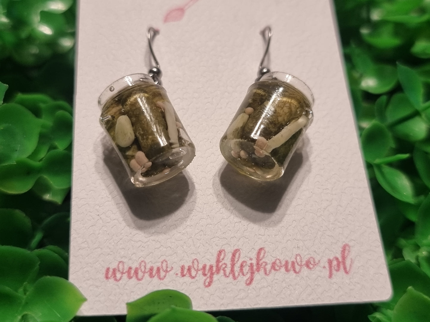 Kolczyki "kiszone ogóry"