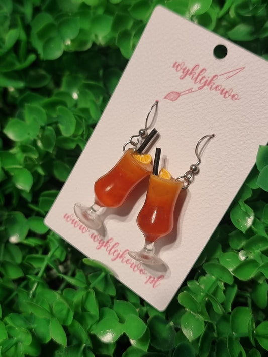 Kolczyki "drink on the beach"
